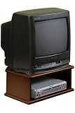 Drayton Two-tier Tv Turntable 13tv Dark Brown