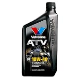 Valvoline VV749 ATV 4-Stroke 10W-40 Motor Oil, Pack of Twelve 1 Quart Bottles