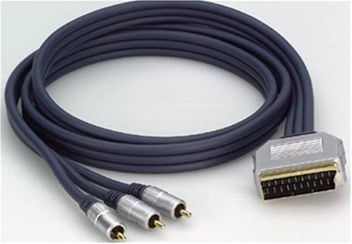 Profigold BA-PGV722 - Video Lead 3RCA To Scart - 1.5m