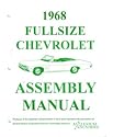 1968 CHEVROLET BEL AIRE & IMPALA Assembly Manual [eb7166R]