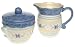 Pfaltzgraff Summer Breeze Stoneware Sugar and Creamer Set