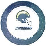 Americans Sport's San Diego Chargers 4 Piece Dinner Plate Set