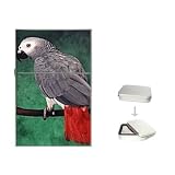 African Grey Parrot Flip Top Lighter