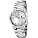 Seiko Men's SNXE89K Seiko 5 Automatic Silver Dial Stainless Steel Watch