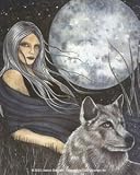 Lady Moon Wolf Fairy Sticker by Amy Brown- Wolf Mistress