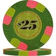 100 Paulson Top Hat &amp; Cane FULL Clay Poker Chips - $25