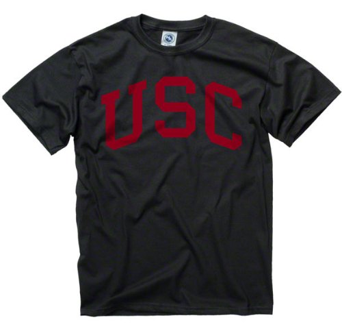 USC Trojans Black Arch T-Shirt
