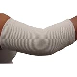 Maxar Wool/Elastic Elbow Brace White