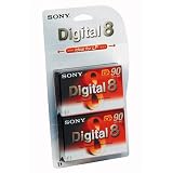 Sony 2 Pack 60min Digital 8 Cassette on Blister
