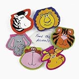 12 Safari Animal Jungle Zoo Notepads