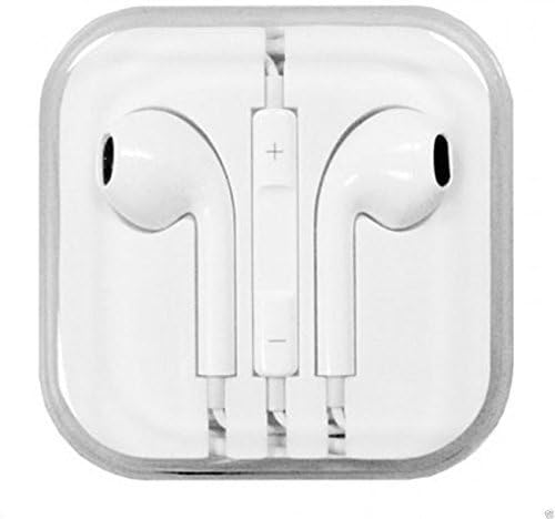 High Quality White Color Stereo Bass Headphone Mic Volume Control Remote Earphone Earpods Headset for Iphone 4s 5 5s Ipad 2 3 4