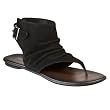 Women's Mossimo&reg; Penny Suede Flat Sandals - Black