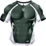NFL Equipment Short Sleeve Stretch Mesh Top - Hunter/White Large