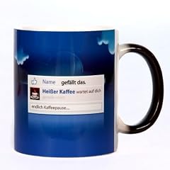 Privattasse Magic Motiv: Kaffeepause mit Wunschname