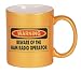 WARNING BEWARE OF THE HAM RADIO OPERATOR Coffee Mug in Metallic Colors
