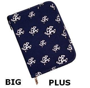 IQ Logbuch Big Plus Allover Fish - Farbe: navy royal ( Logbook )