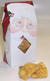 Scott's Cakes Macadamia Nut Brittle 1/2 Pound Standing Santa Box