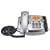Motorola MD791 5.8 GHz Digital Expandable Cordless Phone with Corded Base and Answering System (Silver/Black)