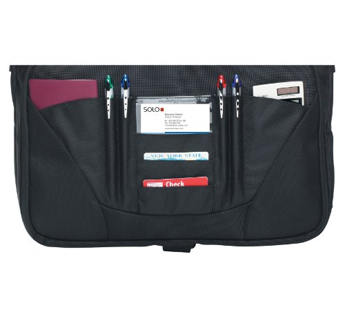 SOLO Classic Collection Laptop Messenger Bag, Holds Notebook Computer up to 17 Inches, Black, PT920-4 SOLO Classic Collection Laptop Messenger Bag, Holds Notebook Computer up to 17 Inches, Black, PT920-4