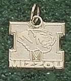 Anderson Jewelry Missouri Tigers Tiger Head 1/2 Gold Charm