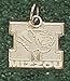 Anderson Jewelry Missouri Tigers Tiger Head 1/2 Gold Charm