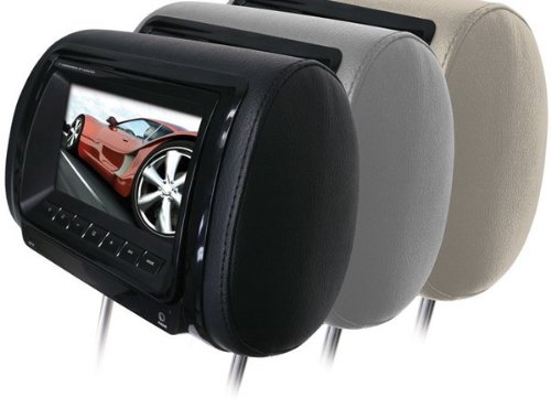 Boss Audio HIR7BGTM Universal Headrest with Pre-Installed 7-Inch Widescreen TFT Video Monitor