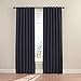 ECLIPSE Fresno Modern Blackout Thermal Rod Pocket Window Curtain for Bedroom (1 Panel), 52