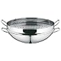 WMF Macau 18/10 stainless steel wok with steamer and lid 36cm