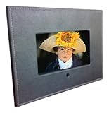 ATMT DPF7HD1 Prestige 7-Inch Digital Photo Panel with Interchangeable Metal Frames, Clock and Calendar (Silver)