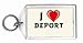 I Love Deport Keychain