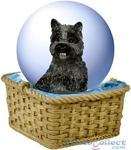 Wizard of Oz Toto in Basket Mini Waterglobe