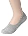 OSABASA Mens Casual No-Show Socks of Hidden Flat Boat Line with Anti-Slip Grip