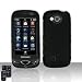 Samsung Reality U820 Black Rubberize Phone Cover Case + Screen Protector