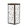 Mr. Light Leaves Design Glass Solar Projection Lantern with Bronze Plated Finish
