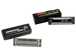 Lee Oskar 1910 Major Diatonic Harmonica, Key of C with Bonus Hurricane Harps Harmonica in C