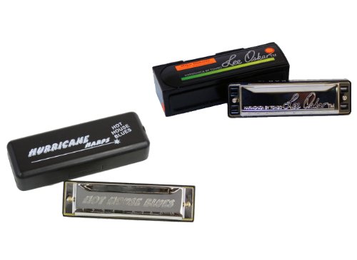 Lee Oskar 1910 Major Diatonic Harmonica, Key of C with Bonus Hurricane Harps 