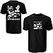Chase Authentics Dale Earnhardt Johnny Cash Racing Cars & Playing Guitars T-Shirt