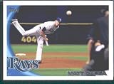 2010 Topps Baseball Card # 399 Matt Garza - Tampa Bay Rays - MLB Trading Card in Protective Screwdown Case!
