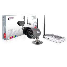 Storage Options 53318 Home Security & Surveillance System-Indoor/Outdoor Wireless CCTV Camera Starter Kit with IR Night Vision Camera & SD DVR