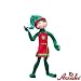 14" Green Corduroy Elf By Annalee