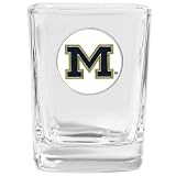Bergamot Michigan Wolverines Square Shot Set of 4