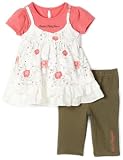 Calvin Klein Baby-Girls Infant Flower Legging Set