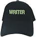 Caps Black " Writer Fun Embroidery " Occupations