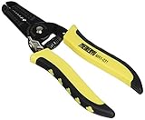 uxcell ワイヤーストリッパーカッター　電気技師　10-22 AWG　マニュアル　イエロー　ブラック
