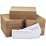 TOPS CMS-1500 Claim Form Self-Seal Window Envelopes, 4-1/8 x 9-1/2 Inches, 500 Envelopes/Box, Carton of 5 Boxes (50941)