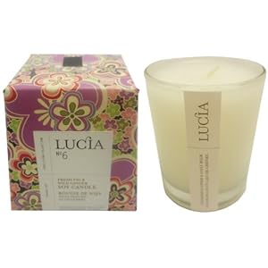 【クリックで詳細表示】LUCIA Collection ルシアコレクション ソイキャンドル ミニ No.6 フレッシュフィグ＆ワイルドジンジャー