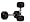 Rubber Coated Hex Dumbbells 8 lb Pair