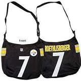 Pittsburgh Steelers #7 Roethlisberger Black Purse