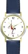 Balance Beam No.1 Children's Gymnastics Theme - WATCHBUDDY&reg; DELUXE TWO-TONE THEME WATCH - Arabic Numbers - Blue Leather Strap-Children's Size-Small ( Boy's Size & Girl's Size )