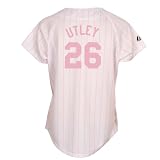Chase Utley Philadelphia Phillies Women's Pink Replica Jersey